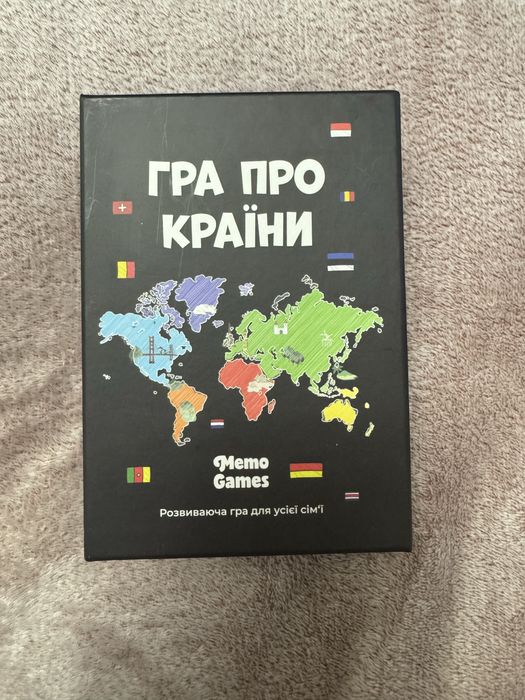 Настільна гра «Гра про країни» Memo Games