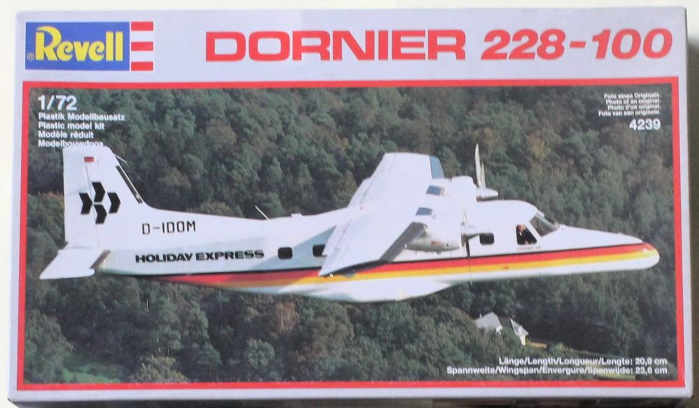 Kit Revell avião Dornier 228-100 escala 1/72