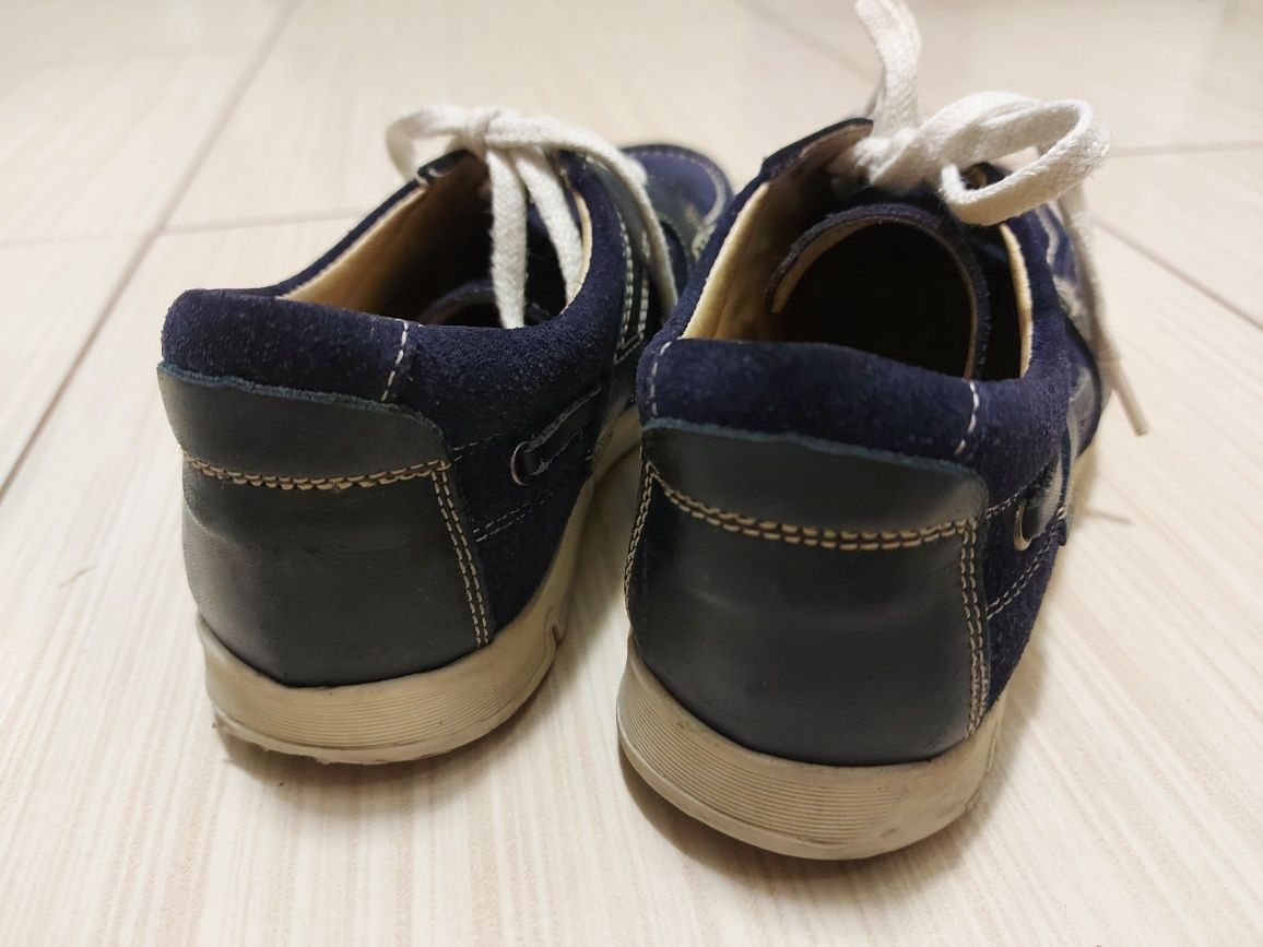Туфлі топсайдери замшеві на хлопчика, р. 31, 20 см