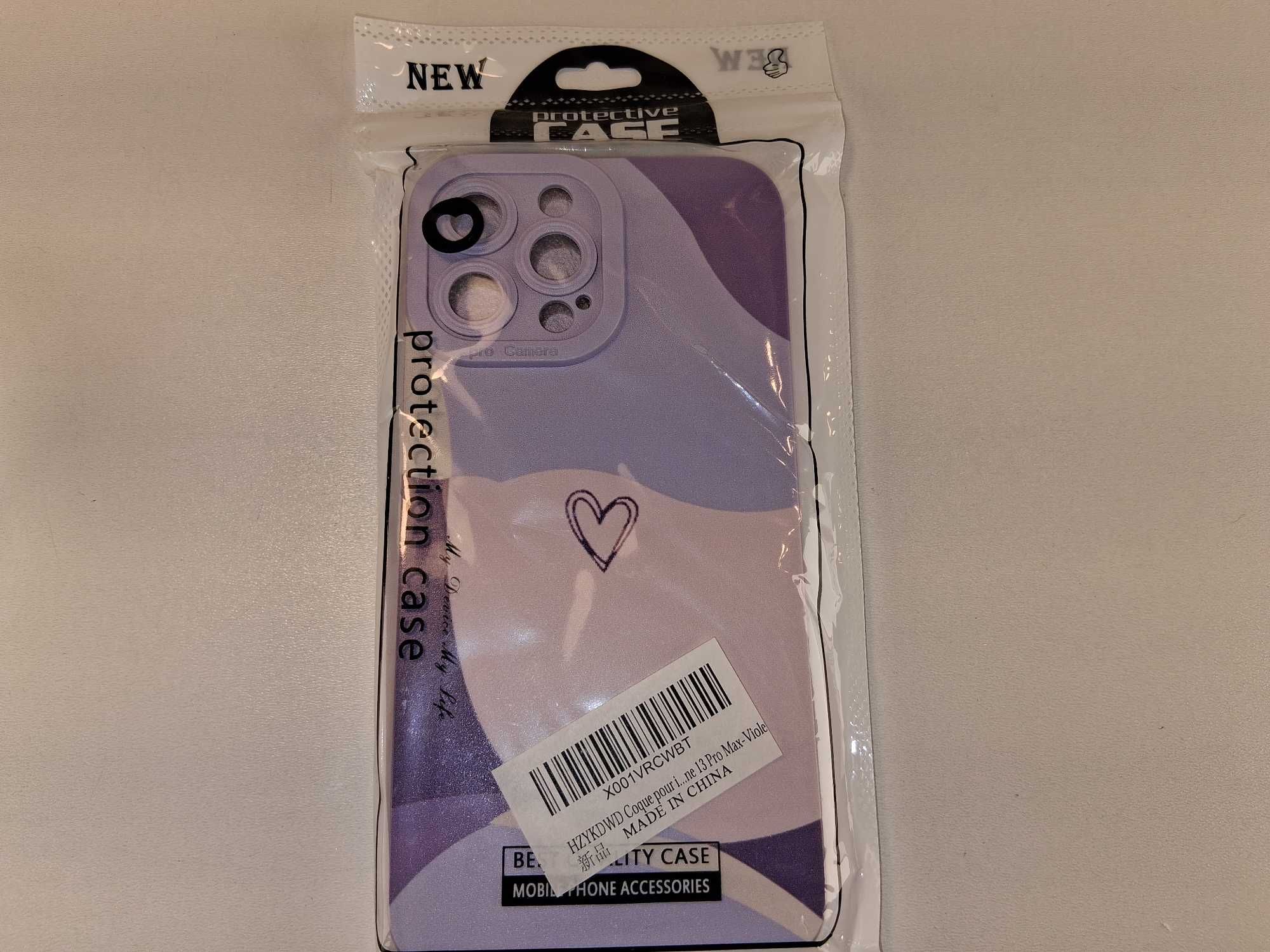 E098 Etui Ochronne na iPhone 13 Pro Max Fioletowe Nowe Pokrowiec CASE