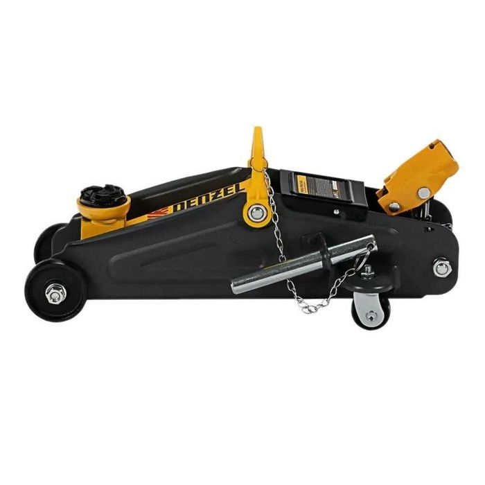 Домкрат гідравлічний підкатний з фіксатором Denzel (2 т, 135-340 мм)