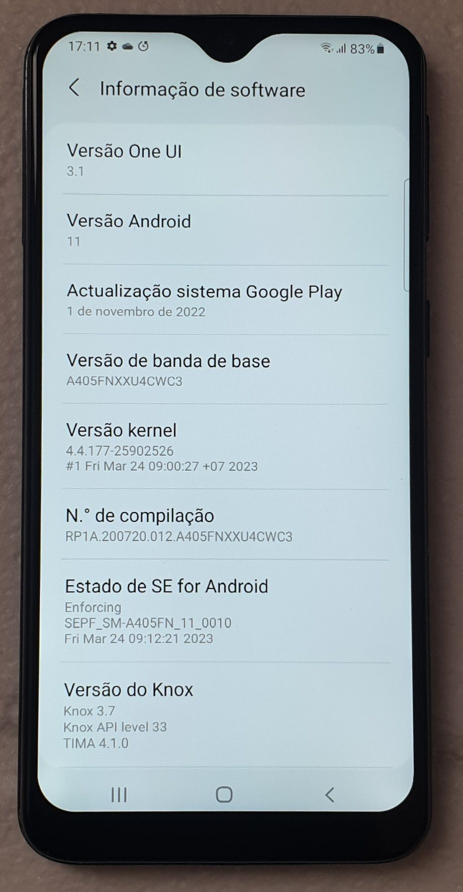 Telemóvel Smartfone android samsung a40,
