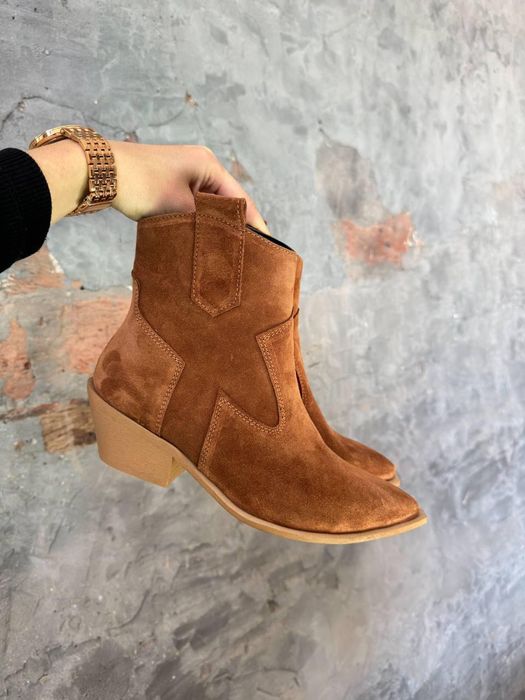 Козаки демі шкіра/замш