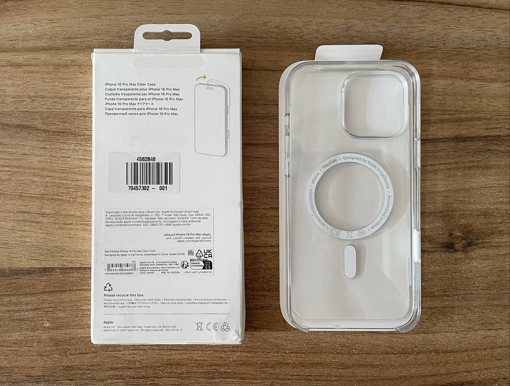 Чохол iPhone 16 Pro Max Clear Case (Оригінал)
