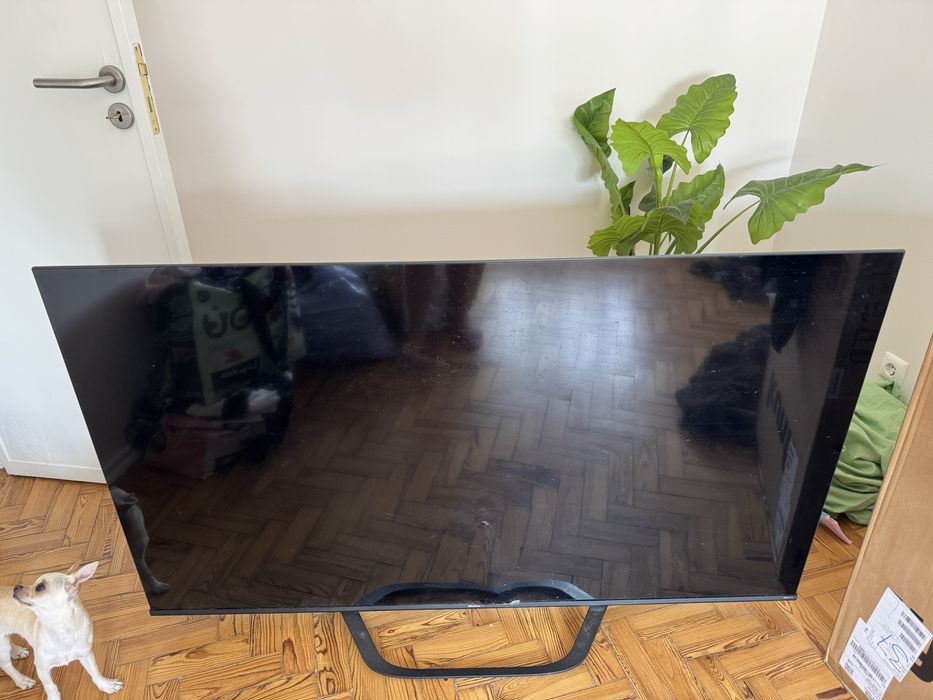 Tv com ecrã partido