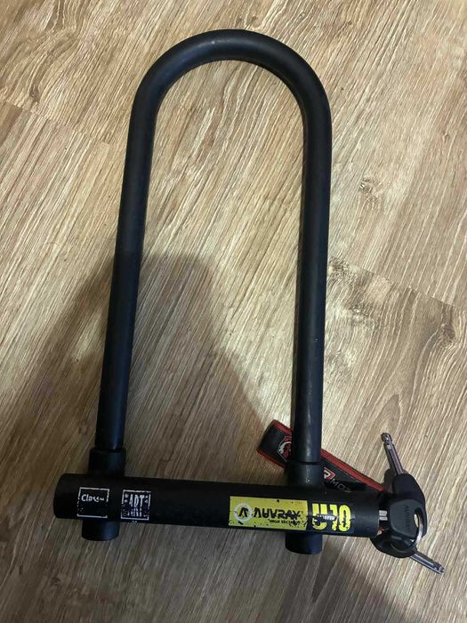 Zapięcie blokada rowerowa motocyklowa U-Lock AUVRAY U-FORCE 10