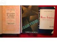Versos e contos de Campos Monteiro lote de 3 raras 1ªs edições 1920/33