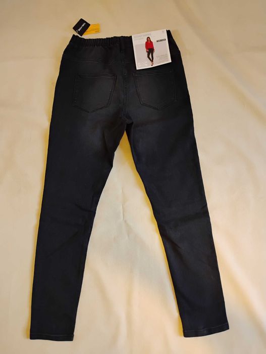 Spodnie damskie jegginsy czarne TOM & ROSE rozmiar XL - NOWE