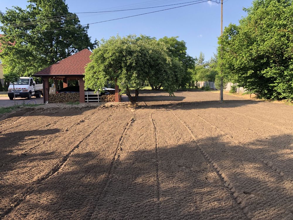 Glebogryzarka separacyjna , zakladanie trawników