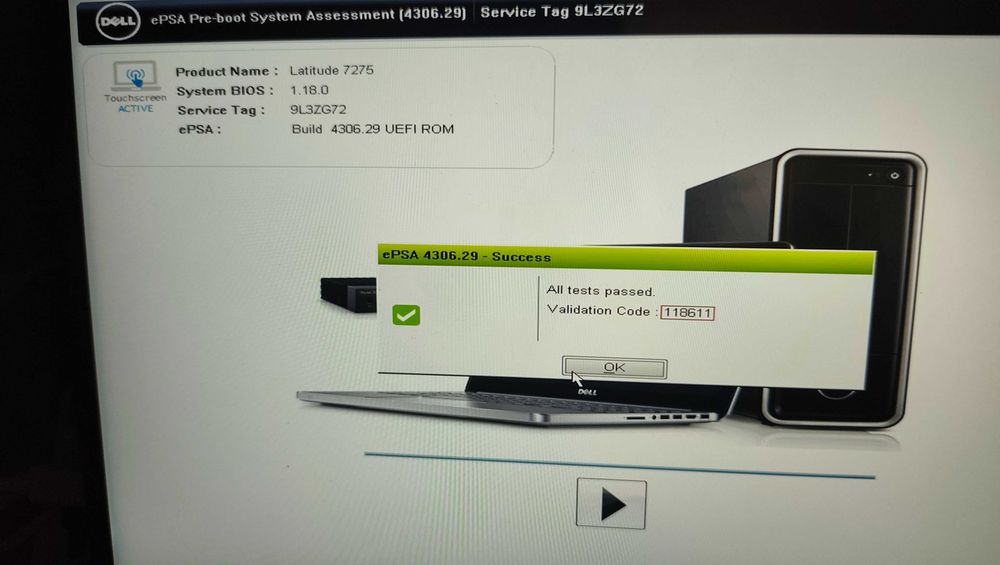 OKAZJA! Dell Latitude 7275 tablet / laptop Win11 Pro /użyty kilka razy