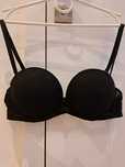 Biustonosz super push up czarny m bardotka H&M r 80A