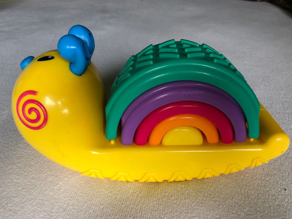 Tęczowy ślimak FISHER PRICE Stan BDB