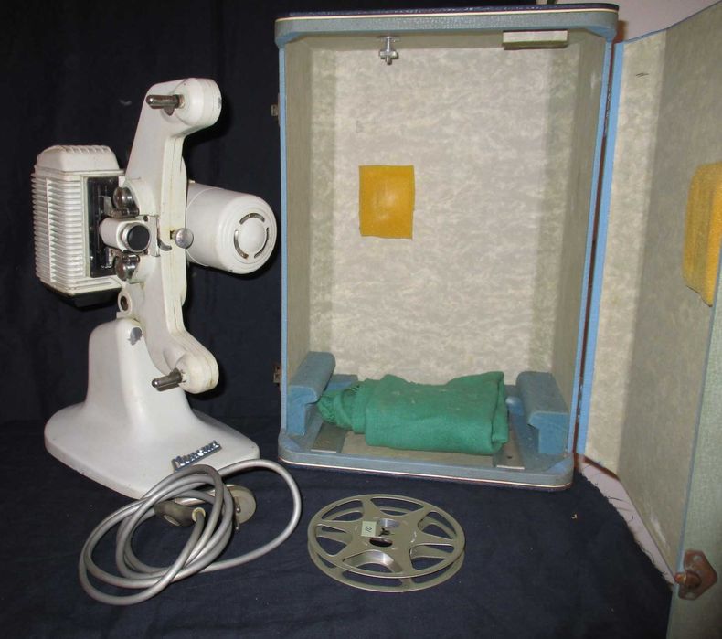 Projector de filme 8 mm Cirse Missouri 1957 com caixa