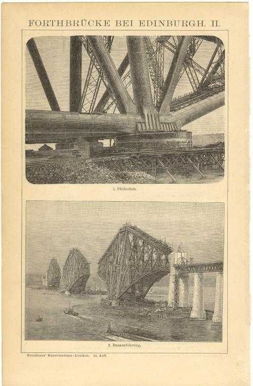 Mosty - Architektura   oryginalne XIX w. grafiki