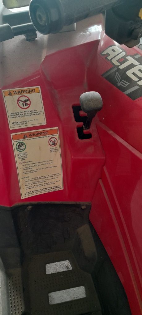 Moto4 4x4, 450cc, características de tractor