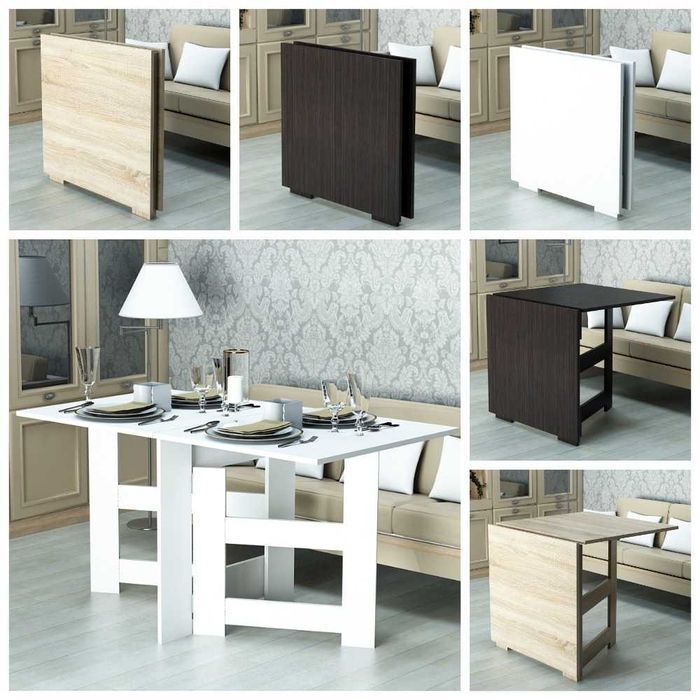 Стіл-книга кухонний "Слім" розкладний стол трансформер 150х77х75 см