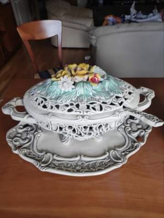 2 peças decorativas antigas