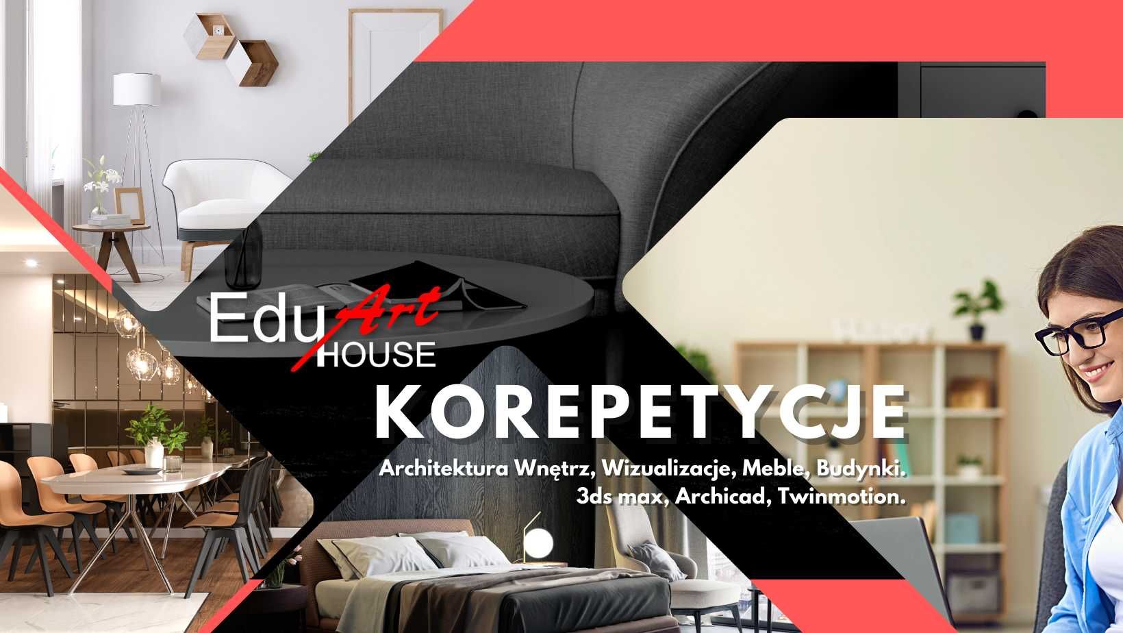 Korepetycje Kurs Architektura Wnętrza Wizualizacje 3ds max Twin Motion