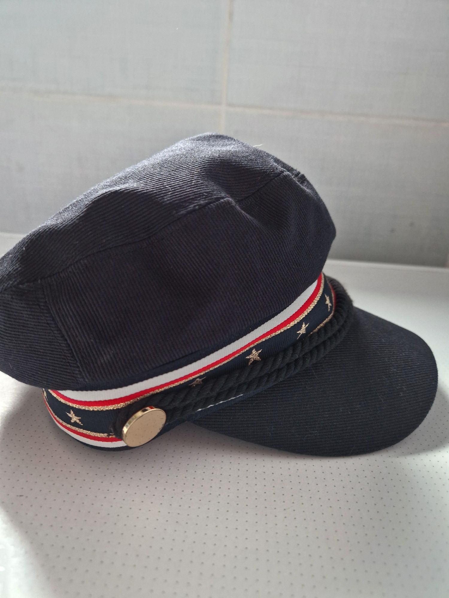 Kaszkiet czapka Tommy Hilfiger granat