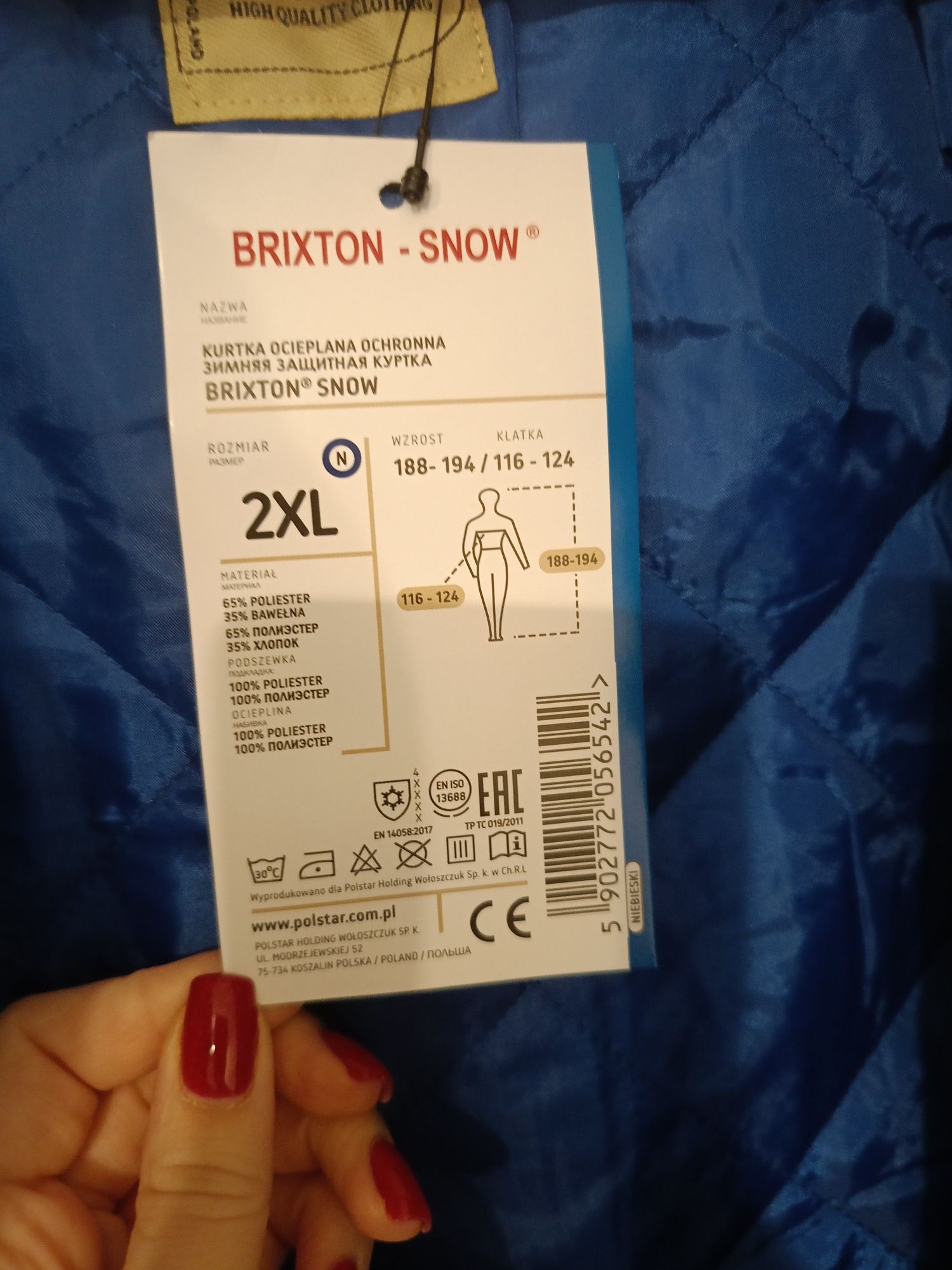 Kurtka zimowa Brixton Snow 2XL