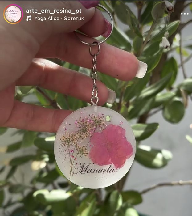 Porta-chaves personalizado com o teu nome