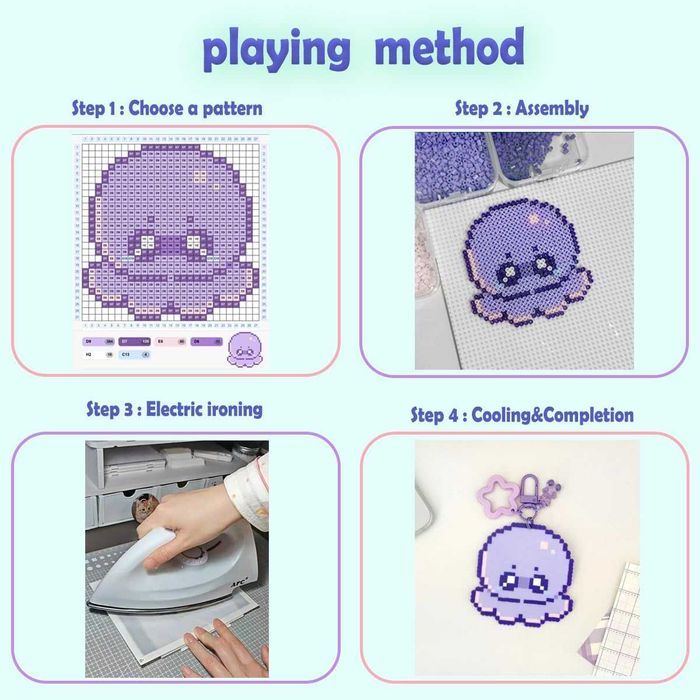 Nowe koraliki do prasowania / zabawki / DIY / obrazki/ prezent/ A2416!