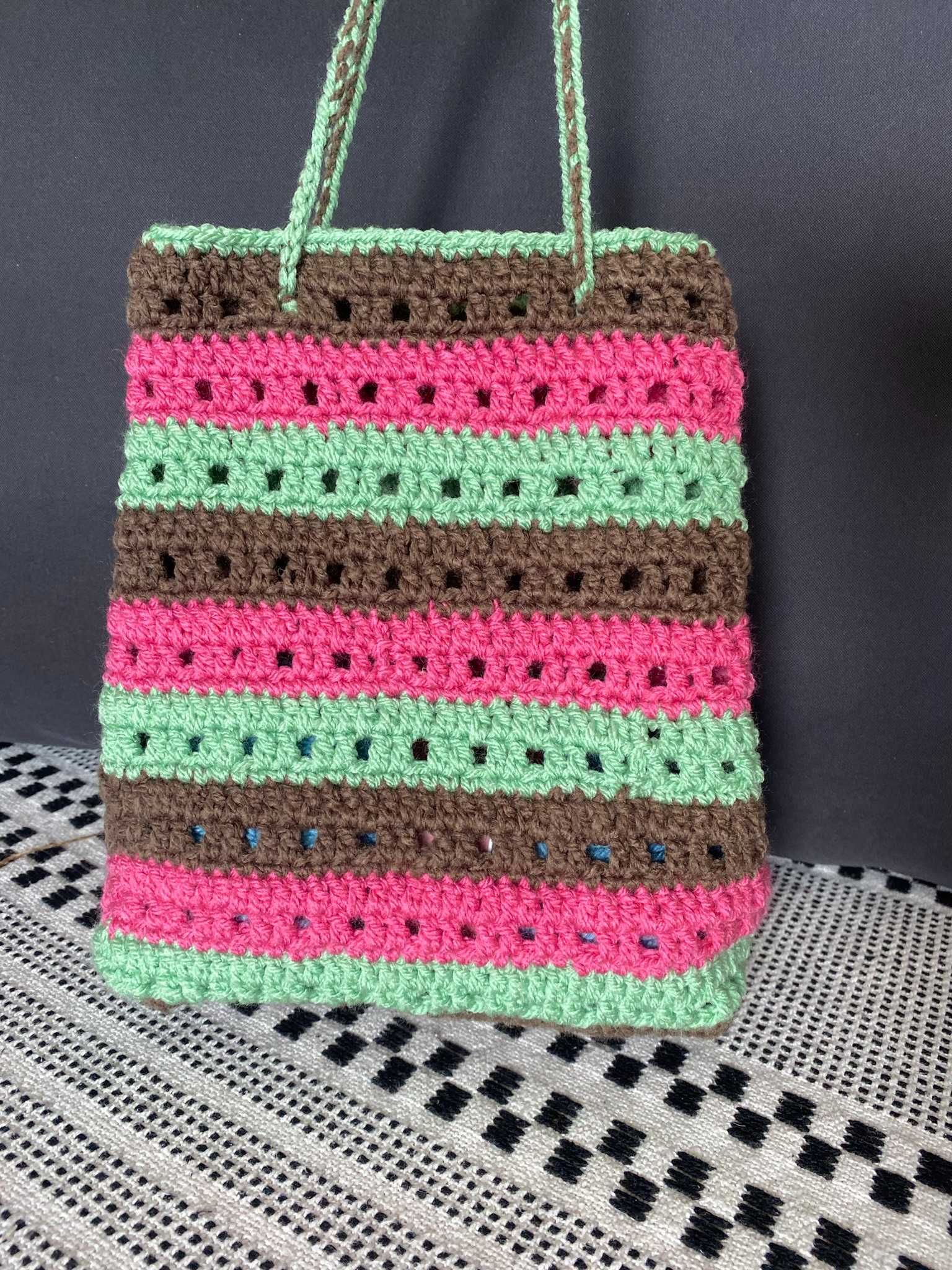 Torba na prezenty średnia handmade