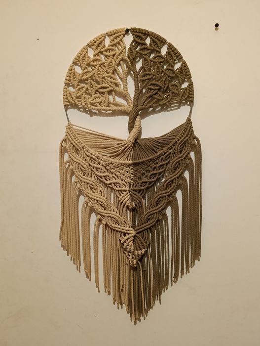 Drzewko szczęścia makrama