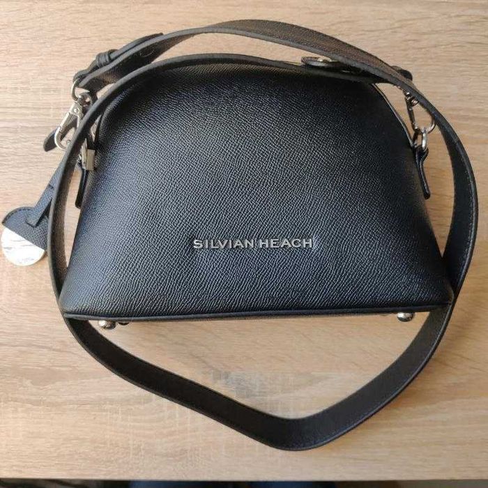 Зручна класична чорна сумка silvian heach (Iталія) сумочка