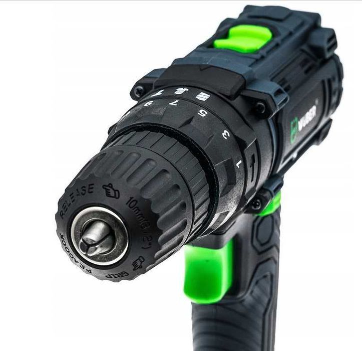 Mocna Udarowa WIERTARKO WKRĘTARKA Akumulatorowa 2x 20W Walizka Nowa