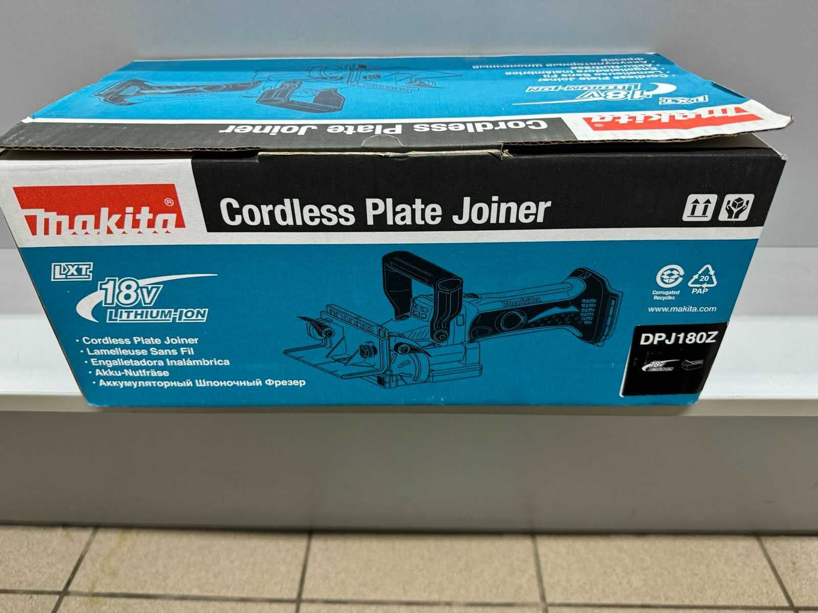 Makita DPJ180Z Аккумуляторный ламельный фрезер (без АКБ) НОВЫЙ!