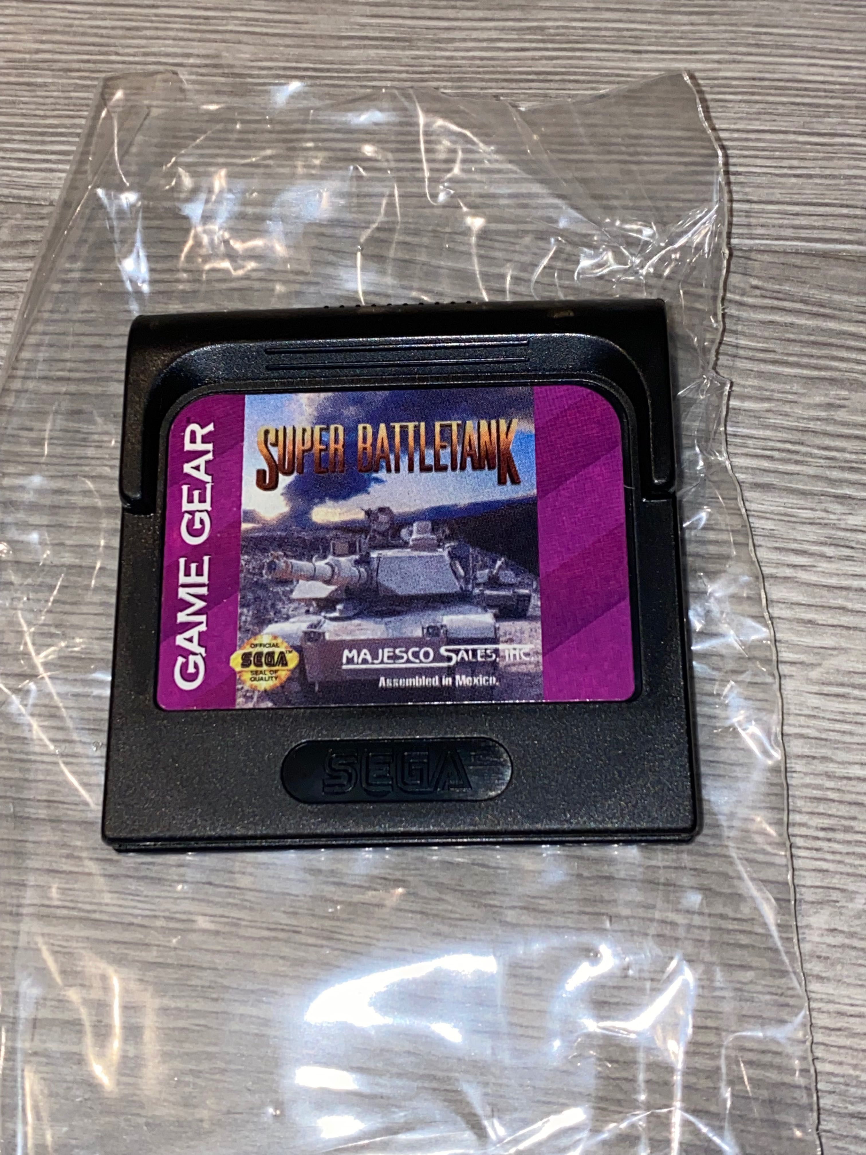 Super Battletank / Sega Game Gear / NTSC / BOX