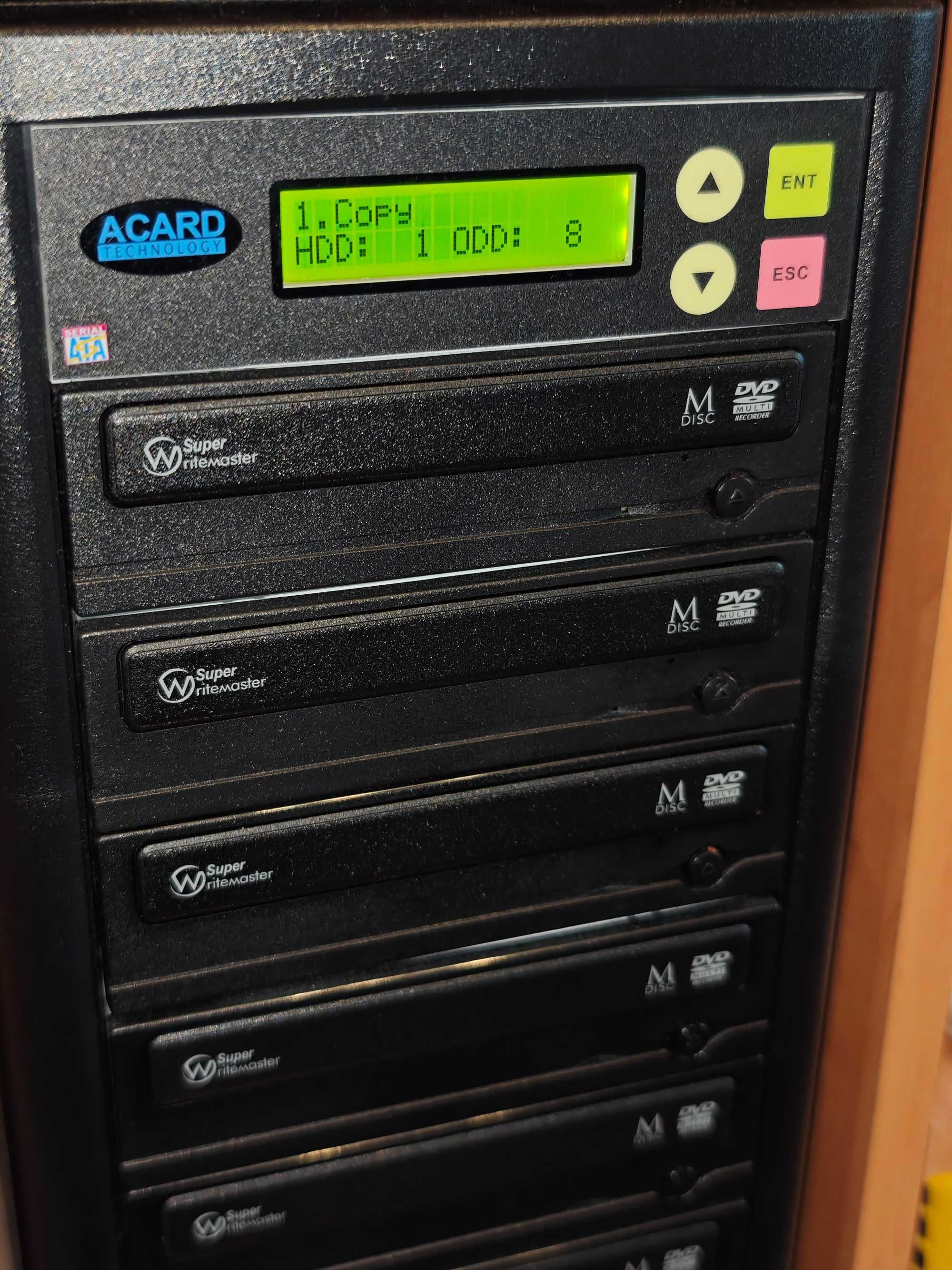 Duplikator DVD ACARD Technology  8 DVD / CD / 1 HDD