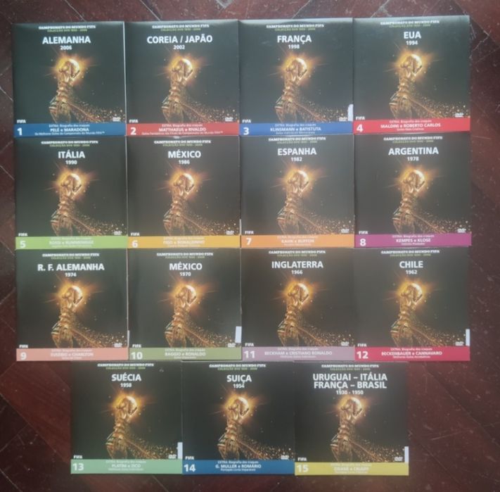 Colecção dos mundiais de futebol