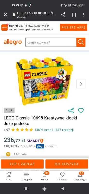 Klocki lego duplo