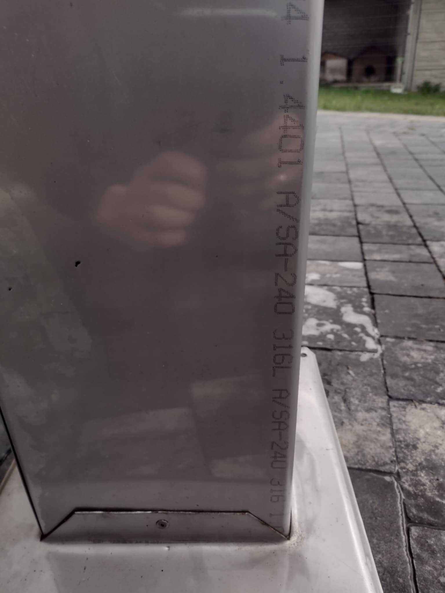 Przedłużenie komina stal nierdzewna