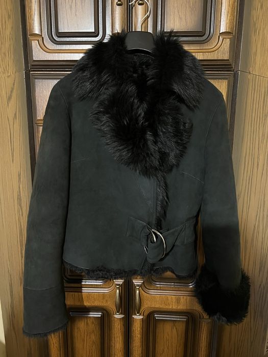 Kożuch z owczej skóry typu Toskania