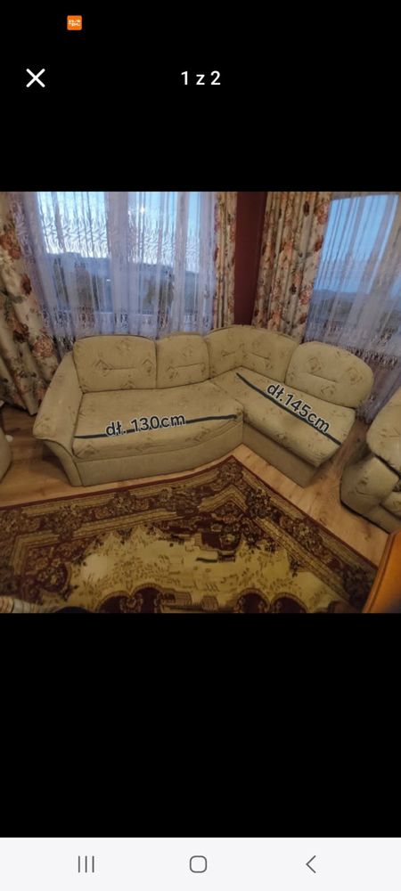 Wypoczynkowy zestaw narożnik 2 fotele