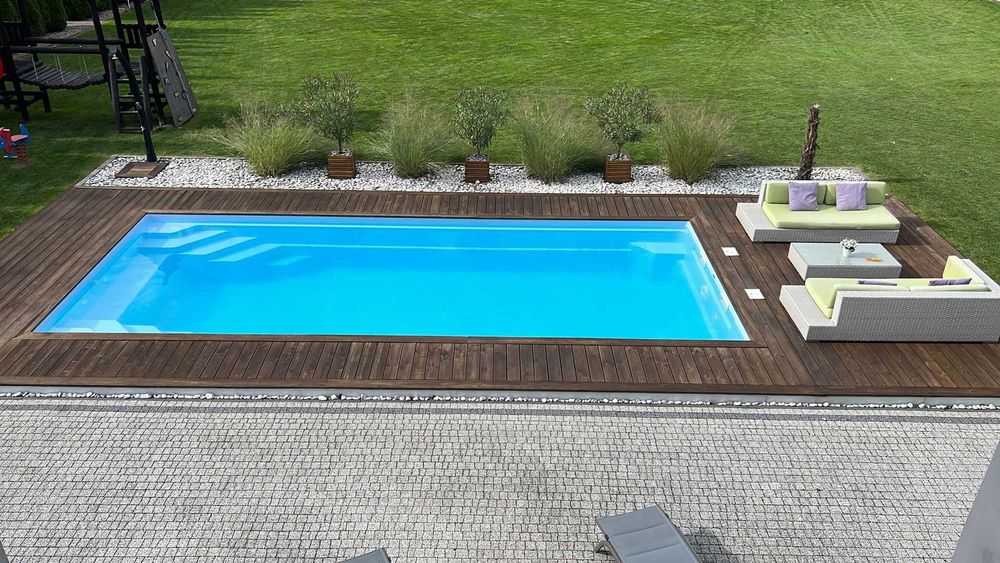 SP basen poliestrowy Lord 6,50 x 3,70 do wkopania od producenta !