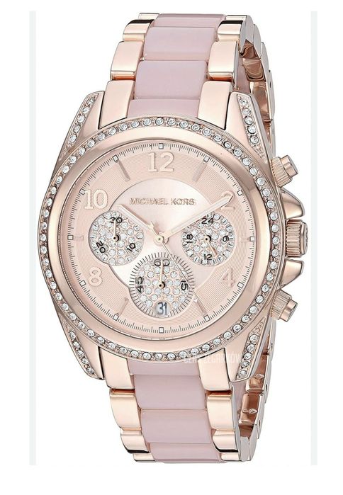 Michael Kors MK6763 Piękny zegarek damski, Ø 39 mm, Różowe Złoto. Cudo