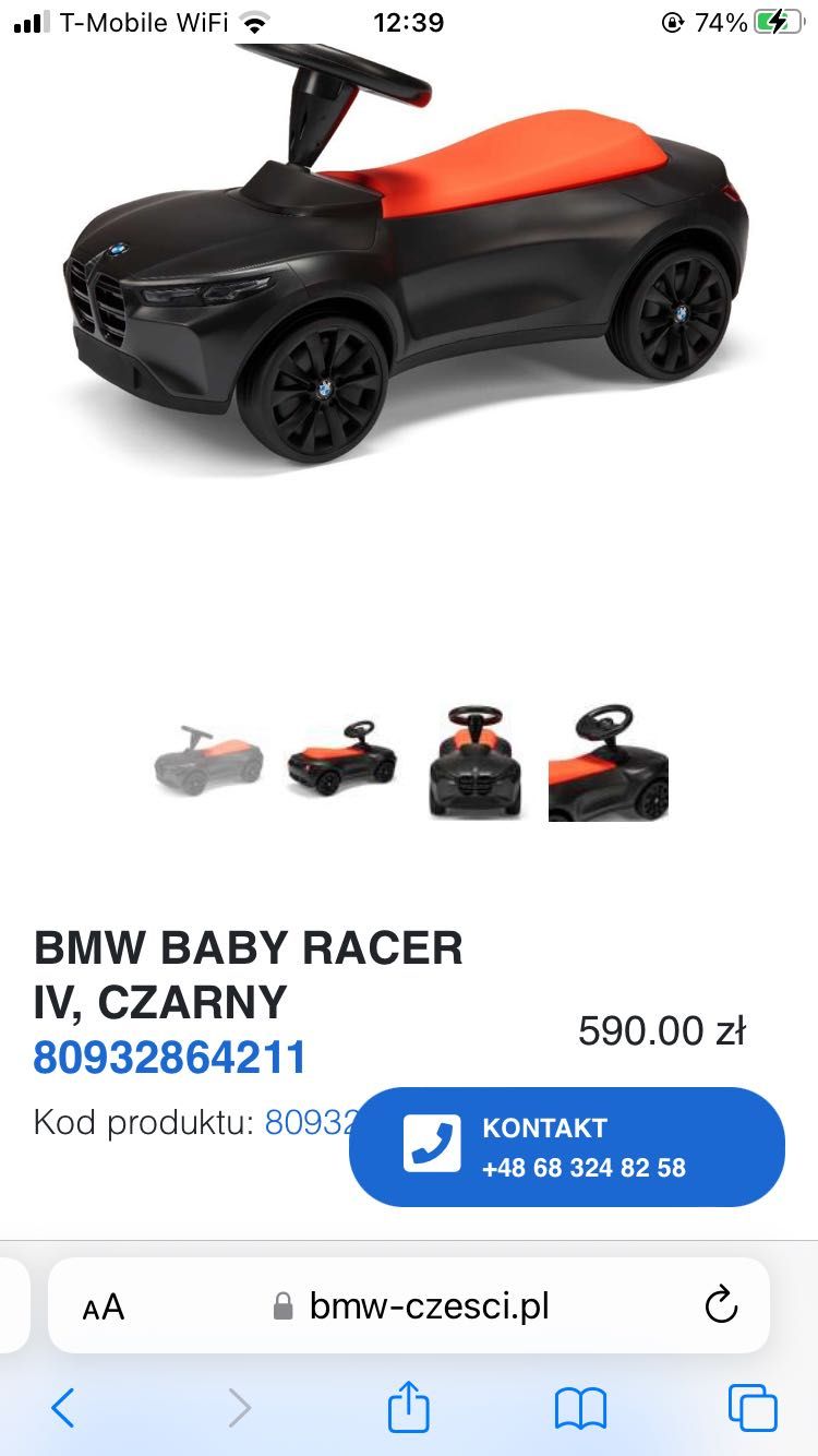 BMW jeździk samochód