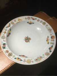 Grande Prato Porcelana Chinesa Séc XVIII China 29,5 cm