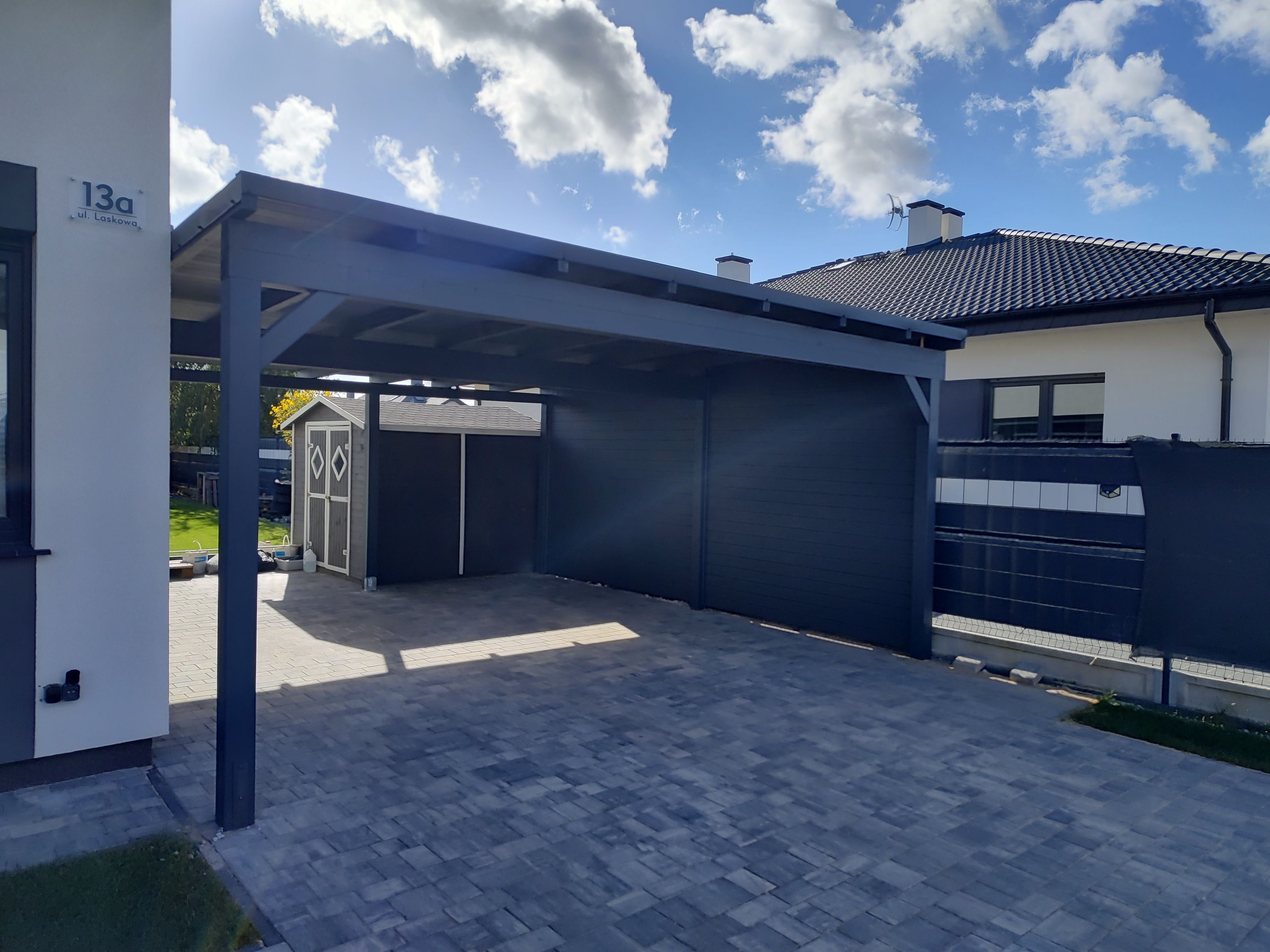 Carport, wiata garażową, zadaszenie