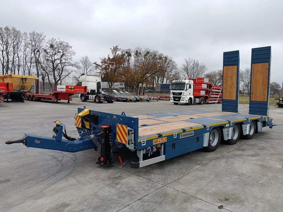 MS DORSE Tridem  nowa przyczepa, najazdy hydrauliczne, regulowany zaczep