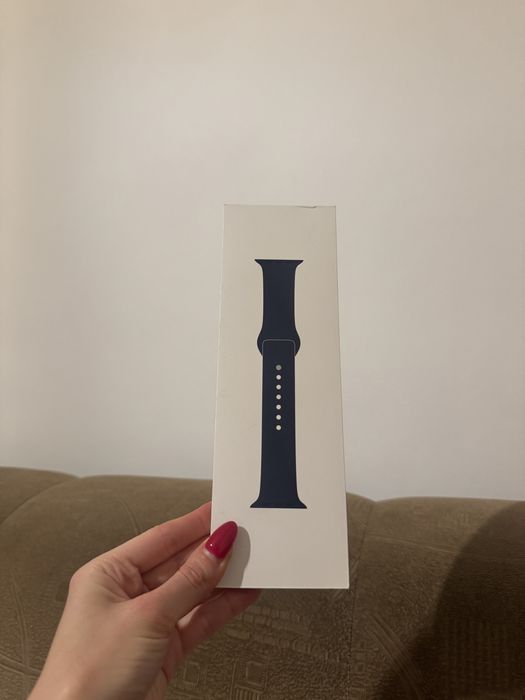 Ремінець до Apple Watch Sport Band синій оригінал S/M 41 MM новий