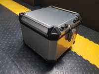 Nowy aluminiowy kufer centralny Benelli 46L + podstawa + siatka + wyś