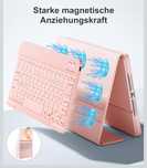 Etui na iPad 9 generacji z klawiaturą, kompatybilne z iPad 9.