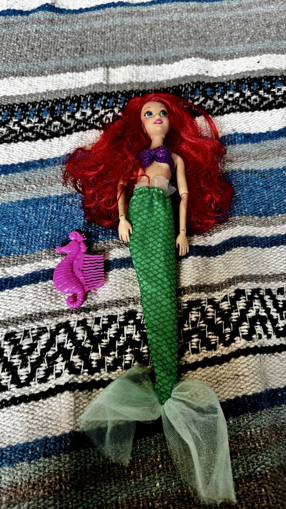 Lalka Arielka mala syrenka Ariel Mattel Disney ORYGINALNA
