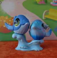 Littlest Pet Shop, LPS - figurki wieloryby wys. ok. 5 cm + podstawka