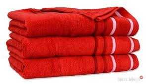Ręcznik łazienkowy 70x140 Dual Gruby Czerwony